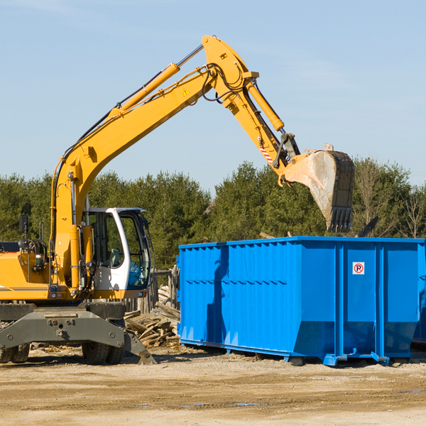 are there any restrictions on where a residential dumpster can be placed in Lyman